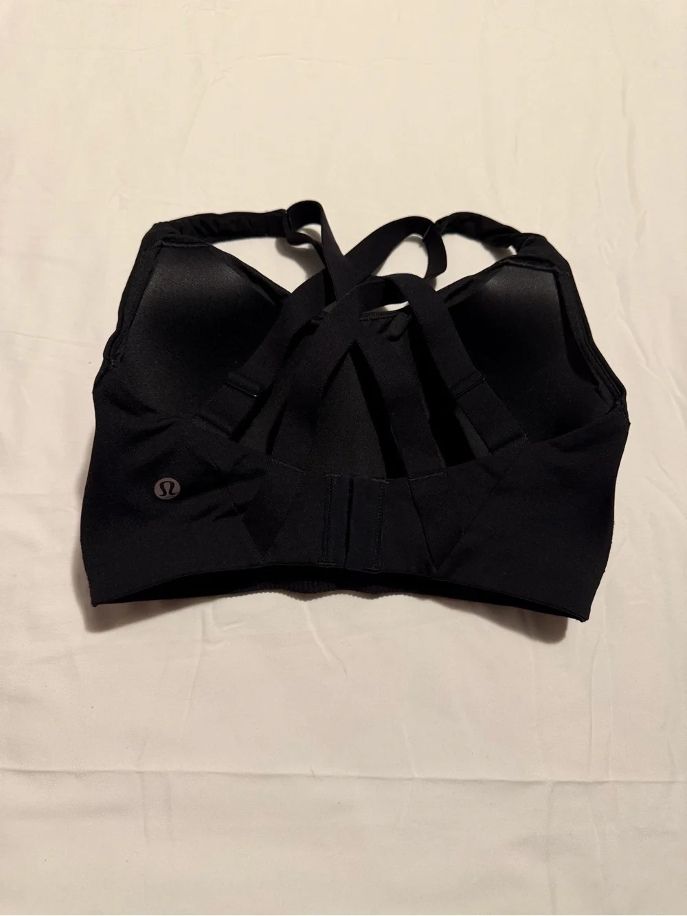 lululemon athletica Black Crisscross Strappy Sports Bra